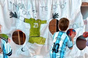 ¡El espíritu mundialista llegó al jardín!