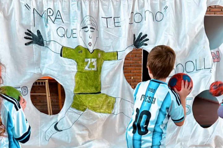 ¡El espíritu mundialista llegó al jardín!